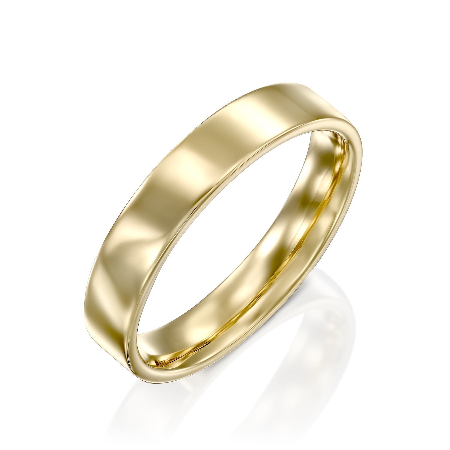 טבעת נישואים פרנקי - 4 מ״מ מידה 9